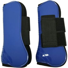 UNISTRENGH Horse Care Boots Open Front Jumping Tendon and Hind Fetlock Horse Secure Leg Protection Boots Lightweight Tough Dressage Horse Riding Equestrian Equipment