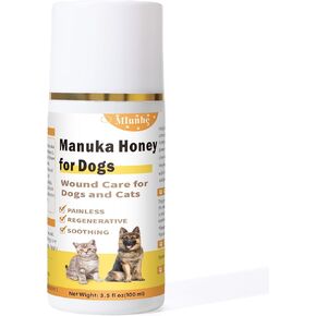 Manuka Honey for Dogs – Hot Spot and Rapid Wound Care, Accelerate Wound Healing, Soothes Itching & Inflammation, Supports Comfort – Manuka Honey Wound Care for Dogs, Cats, 3.5 oz