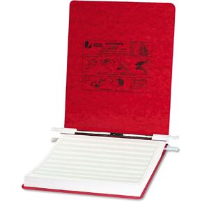 ACCO PRESSTEX Covers with Hooks, Unburst, 9 1/2" x 11" Sheets, Executive Red (54119)