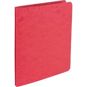 Office Depot Pressboard Side-Bound Report Binders With Fasteners, Executive Red, 60% Recycled, Pack Of 10, A7025129