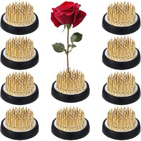 10Pcs 34mm/1.34inch Diameter Floral Pin Frog Ikebana Flower Arranger Holder for Classroom Teaching, Home, Office