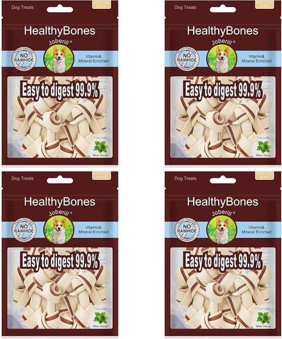 UrbanX HealthyBones Rawhide Free Healthy Foods for Welsh Springer Spaniel and Other Med Sporting Dogs, Chicken Wrapped Sticks Dog Foods, Soft Chewy Foods for Training Rewards, 7 Count in Saudi Arabia