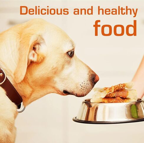 UrbanX HealthyBones Rawhide Free Healthy Foods for Welsh Springer Spaniel and Other Med Sporting Dogs, Chicken Wrapped Sticks Dog Foods, Soft Chewy Foods for Training Rewards, 7 Count in Saudi Arabia