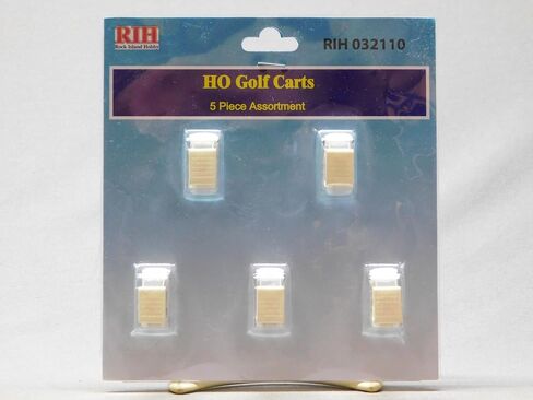 HO Scale Golf CARTS 5 Piece Assortment Colors Vary 032110 in Saudi Arabia