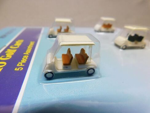 HO Scale Golf CARTS 5 Piece Assortment Colors Vary 032110 in Saudi Arabia