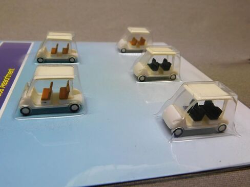 HO Scale Golf CARTS 5 Piece Assortment Colors Vary 032110 in Saudi Arabia