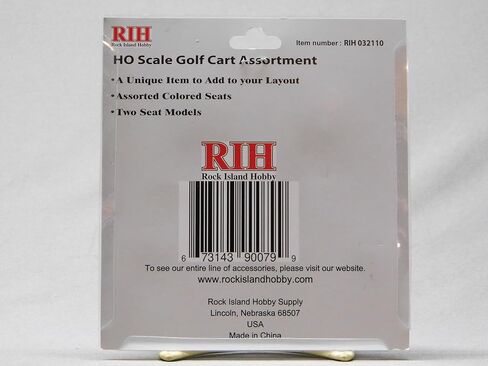 HO Scale Golf CARTS 5 Piece Assortment Colors Vary 032110 in Saudi Arabia