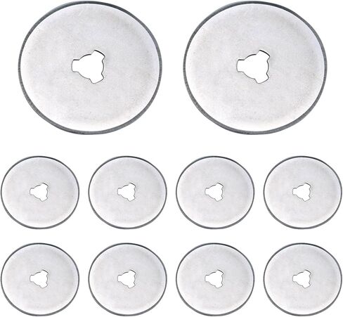 pson 10 Pack 28mm Sharp Rotary Cutter Blades, Quilting Supplies Replacement Blades, Compatible Rotary Cutter Blades for Sewing, Arts, Crafts, DIY in Saudi Arabia
