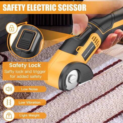 4PCS Rotary Cutter Replacement Blades Cordless Electric Scissors Cutting Blades Cardboard Rotary Cutter Blade Refill for Leather Fabric Package Carpet Plastic Box Cutting in Saudi Arabia