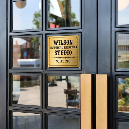 Custom Office Door Signs - Personalized Name Plates for Doors - Professional Office Signs - Rectangle in Saudi Arabia