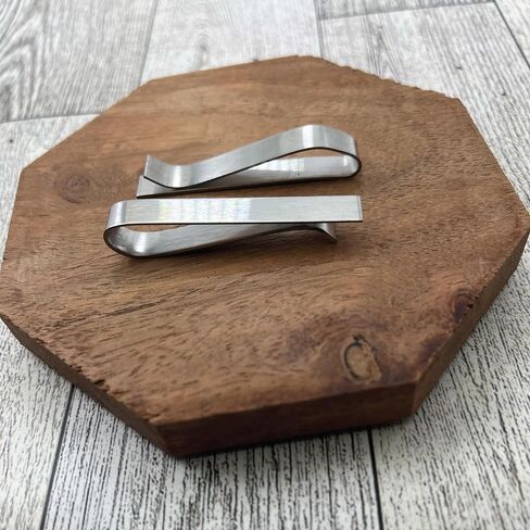 Father of the Groom Tie Clip- Personalized Tie Bar Wedding Stainless Steel Dad Personalized Laser Engraved Parent Wedding Gift For Him Tie in Saudi Arabia