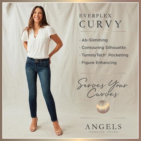 Angels Forever Young Women's Curvy Bootcut Mid-Rise Corduroy Pants (Available in Plus Size) in Kuwait