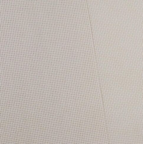 KCS 59" x one Yard (93cmx149cm) 18 Ct Counted Cotton Aida Cloth Cross Stitch Fabric (Ecru) in Kuwait