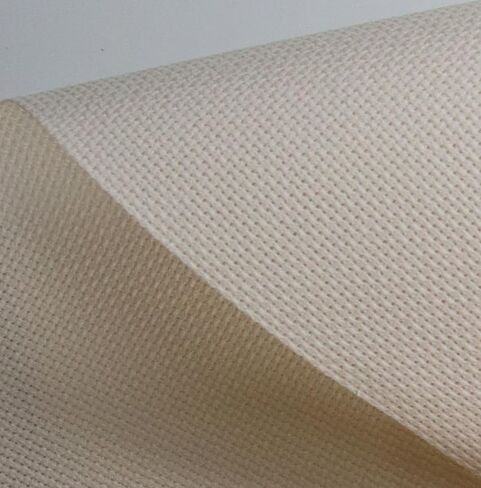 KCS 59" x one Yard (93cmx149cm) 18 Ct Counted Cotton Aida Cloth Cross Stitch Fabric (Ecru) in Kuwait