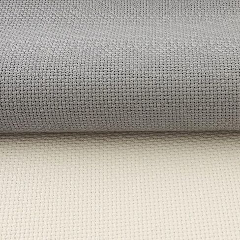 KCS 59" x one Yard (93cmx149cm) 18 Ct Counted Cotton Aida Cloth Cross Stitch Fabric (Ecru) in Kuwait