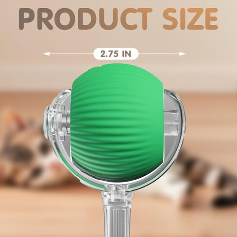 ألعاب القطط التفاعلية المتينة للقطط الداخلية ، لعبة كرة تشيس تشيس الأوتوماتيكية الذكية ، تم ترقيتها لعبة هريرة للحيوانات الأليفة الداخلية بالملل (أحمر) in Kuwait