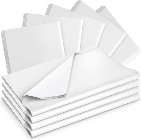 VOKOY 150 Sheets White Tissue Paper for Gift Bags, 24" x 36" Wrapping Tissue Paper Bulk for Wedding, Birthday, Father's Day Gifts Packaging, DIY Crafts, Storage, Moving Packing, Party Decor in Saudi Arabia