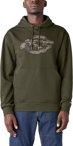Dickies Men's Big & Tall Water Repellent Camo Logo Hoodie in Saudi Arabia