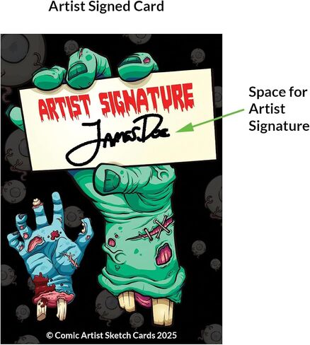 5 Zombie Sketch Cards - Artist Trading - Zombify Characters - 2.5 x 3.5 - Smooth Surface - 32 Pt - Great Gift for Artists, Sketchers, and Illustrators in Saudi Arabia