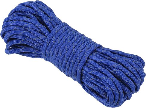 MECCANIXITY Tent Rope 49.2 Feet 4mm Reflective Guyline 7 Strand Cord Nylon Guy Rope for Outdoor Camping Hiking, Dark Pink in Saudi Arabia