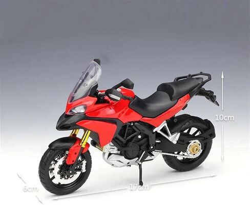 المجموعة 1:12 لـ Ducati Multistrada 1200 S Motorcycle Model Model Simulation Diecasts Higasts in Kuwait