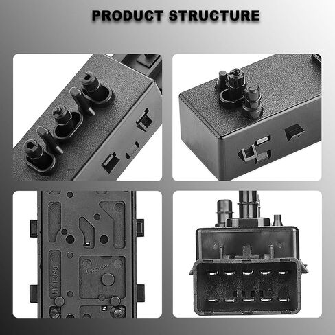 10 Way Power Seat Switch Replacement for Ford Edge Escape Explorer Fusion Expedition F150, Lincoln & More, Left Driver Side Power Seat Adjust Switch,Replace OE# 9L3T-14B709-FAW, 9L3Z-14A701-FB in Saudi Arabia
