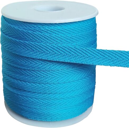 3/8 بوصة الشريط Twill Twill - 25 ياردة تقليم القطن من البوليستر ، حزام حزام ناعم ناعم بسمك 1 مم للخياطة والملابس ، شريط تحيز مزدوج مسطح (Khaki 005) in Saudi Arabia