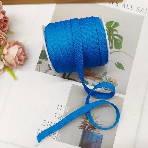 3/8 بوصة الشريط Twill Twill - 25 ياردة تقليم القطن من البوليستر ، حزام حزام ناعم ناعم بسمك 1 مم للخياطة والملابس ، شريط تحيز مزدوج مسطح (Khaki 005) in Saudi Arabia