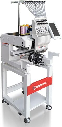 Computerized Embroidery Machine, Model RBE2235-A12 Commercial 22*35cm (8.66*13.78 inches) Working Area 12 Needles Embroidery Machine, Available For Hats T-shirts Hoodies Embroidery etc. in Saudi Arabia