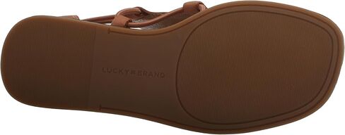 Lucky Brand Women's BARTEGA Flat Sandal, Nine Iron, 9 in Saudi Arabia