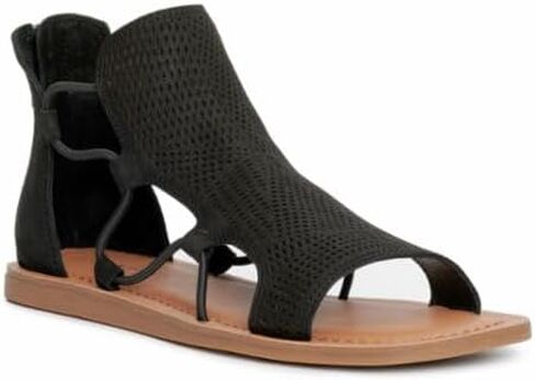 Lucky Brand Women's BARTEGA Flat Sandal, Nine Iron, 9 in Saudi Arabia