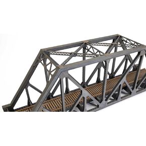 Walthers Cornerstone 933-4511 HO Scale 97' Subdivided Warren Truss Bridge - Single-Track - Kit - 13-1/2 x 3-1/4 x 5-1/2" 34.2 x 8.2 x 13.9cm