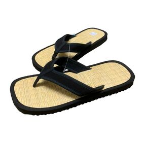 Bamboo Japanenes Traditional Shoes for Men Women House Tatami Slippers Straw Flip Flops Wicker Sandals Summer, Vietnamese Tatami Handmade Slippers (46/47)