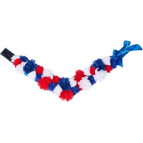 LeMieux Toy Pony Flower Sash - Colorful Red White & Blue Flower Garland - Congratulate Your Winning Toy Pony - Suitable for Ages 3+