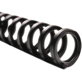 Swingline GBC 2515662 ProClick Easy Edit Spines, 5/16-Inch Diameter, 45 Sheet Capacity, Black, 25/Pack
