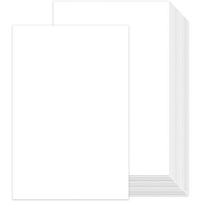 12x18 White Card Stock Paper 100 Sheets, 80lb Premium Heavy Cardstock, Goefun Thick Printer Paper Cardstock for Arts and Crafts, Posters, Brochures, Menus, Cards, Covers