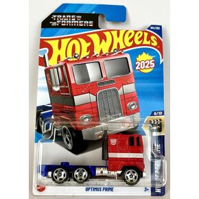 Hot Wheels Optimus Prime [Red & Blue] ، HW Screen Time 6/10 ، 104/250