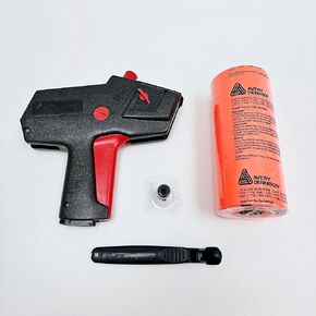 Monarch 1110 Price Gun 1110-01 -Includes Sleeve of Genuine Fluorescent Red Labels, Label Scraper & Ink Roller