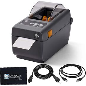 Zebra ZD410 Direct Thermal Monochrome Desktop Printer - Wired Thermal Printer with 2" Print Width - Office Desk Printer with USB Ethernet Connectivity (Renewed)