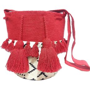 Large Wayuu Bag – Colombian Crochet Tote Mochila – Woven Tribal Crossbody Bag – Boho Shoulder Purse – Beach Bag – Indigenous Art – Gift Ready
