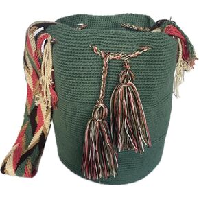 Large Wayuu Bag – Colombian Crochet Tote Mochila – Woven Tribal Crossbody Bag – Boho Shoulder Purse – Beach Bag – Indigenous Art – Gift Ready