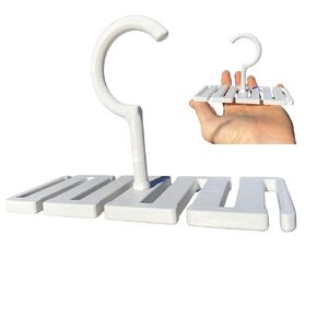 Minimalistic Belt and Tie Closet Hanger – Space-Saving Organizer for Accessories, Durable PLA Design