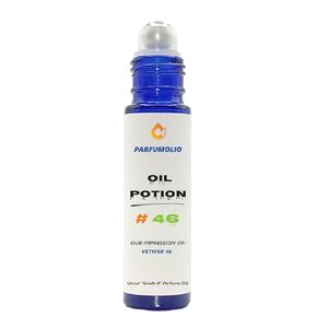 Oil Potion # 46 Inspired by Vetiver 46 Unisex Uncut Grade A Fragrance Body Oil Dupe Concentrated Long Lasting Roll-On 10ml / 0.33 oz
