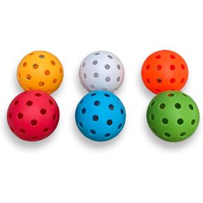 bucketgolf Game Official Size and Weight Extra Balls (6 Pack) - Replacement Balls Works for All Lawn Golf Game Sets.