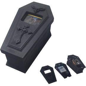 MTG Deck Box Gothic Coffin, Vampire Edgar Markov Deck Box with Dice Storage & Life Counter, Holds 100 Cards with Sleeve