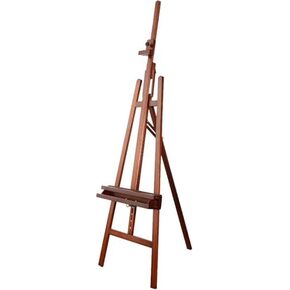 Double-Sided Mobile Projection Writing whiteboard Stand Large Magnetic，Adjustable A-Frame Artist Easel Solid Beechwood 170cm High Foldable Design for Oil Sketching & Pastel Painting - Perfec