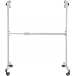 Rolling Whiteboard Stand Dry Erase Board Easel with Wheels,Adjustable Height Angle,Mobile Standing Stand for Office,Classroom,Home