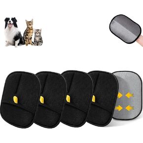 Petpal Hair Remover, 2025 Upgraded Pet Pal Hair Removal Glove, Reusable Pets Hairs Remover Electrostatic Gloves, for Clothing/Couch/Furniture (2pcs)