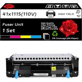 41x1115(110V) Fuser Unit Compatible for Lexmark B2865dw M5255 M5270 MS821dn MS821n MS822de MS823dn MS823n MS825dn MS826de Printers (1 Set)