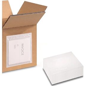 9"x12" Re-closable 500/CS Lock and Press Packing List Envelope Plain Face (1 Case)